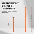 thumbnail image 5 of Heavy Duty House Jack Post for Floor Leveling, 6 Ton Capacity Adjustable Screw Pier, 56"-100" Height, Ideal for Sagging Floors, Basement Beams and Deck Support, 5 of 11