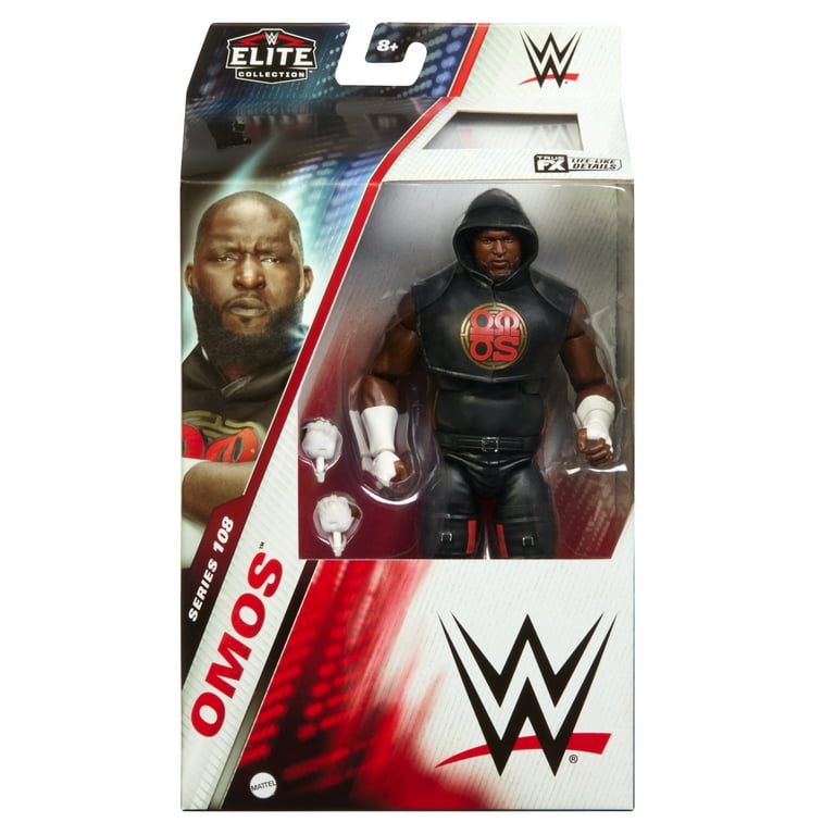 Action Figure WWE Omos Elite Collection Da 15,2cm - Con Articolazioni E Accessori - Foto 8