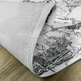 thumbnail image 5 of Ambesonne Antique Place Mats Set of 4, France, Standard Size, Black White, 5 of 6