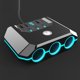 thumbnail image 3 of Car Chargers 120W High Power Charging Adapter 3-Socket Power Splitter 12-24V with 4 USB Ports LED Voltage Display On-Off Switch for Car Truck SUV, 3 of 4