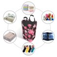 thumbnail image 5 of Lsque Rose Flowers Laundry Basket, Laundry Hamper, Dirty Clothes Hamper for Laundry, Collapsible, Waterproof Laundry Baskets with Aluminum Handles for Laundry, Dorm, Family, 5 of 6