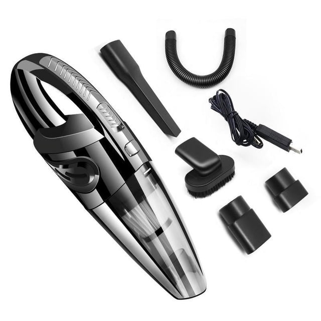 Cordless Handheld Vacuum Cleaner 120W 2200mAh Portable Car Vacuum Cleaner with Wet and Dry Hepa Function Washable Filter for Home, Table, Office, Pets