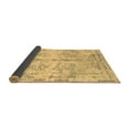 thumbnail image 2 of Ahgly Company Indoor Round Abstract Brown Contemporary Area Rugs, 3' Round, 2 of 4