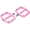 Pink, variant on Mosiee Nylon Mountain Bike Pedals Non Slip Wide Bearing Cycling Pedals for Mtb Orange