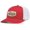 Red/White, variant on Patriot Pride Men's Snapback Mesh Trucker Hat - America 250 Year of Freedom Spread Eagle Wings Wood Patch, Khaki/Brown