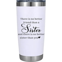 Sisters Gifts from Sister,20oz Tumbler Stainless Steel,Gifts for Sister Birthday,Christmas,Sister Gift,Sister-in-Law,Soul Sister Birthday Gifts