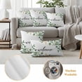 thumbnail image 6 of Pack of 2 Outdoor Pillow Covers 20x12 Inch Waterproof Eucalyptus Throw Pillow Covers,Decorative Couch Pillow Shams Protectors Sage Green Vines Branch Watercolor Plant Patio Pillowcases Cushion Covers, 6 of 8