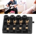 thumbnail image 1 of 4 String Headless Electric Bass Bridge Premium Zinc Alloy Brass Bridge Replacement String Lock, Sturdy  Easy Install, Suitable 4 String Headless Electric Bass, 1 of 7