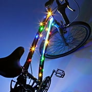 Brightz Cosmic LED Bicycle Accessory Frame Light, Water-Resistant, 1 Count, Width 2 in, Multi-Color