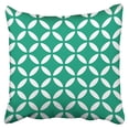 thumbnail image 1 of BOSDECO Housse de Coussin Motif Tuva Vert Émeraude 20x20 Pouces, 1 of 1