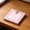 thumbnail image 7 of Sticky Notes, 4Pc Cute Pastel Coquette Memo Pads, Assorted Multi-Design Self-Adhesive Lined & Grid Note Pads, Decorative Stationery for Journaling, List Making, Office, Daily Planning, Reminders, 7 of 7