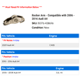thumbnail image 2 of Rocker Arm - Compatible with 2006 - 2016 Audi A4 2007 2008 2009 2010 2011 2012 2013 2014 2015, 2 of 2