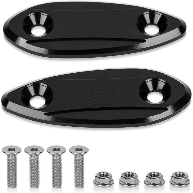psler Motorcycle Rearview Mirror Bases compatible Yamaha R6 and compatible Kawasaki ZX6R ZX25R NINJA 650 400 250 300 250sl, Side Mirror Wind Wings Dec