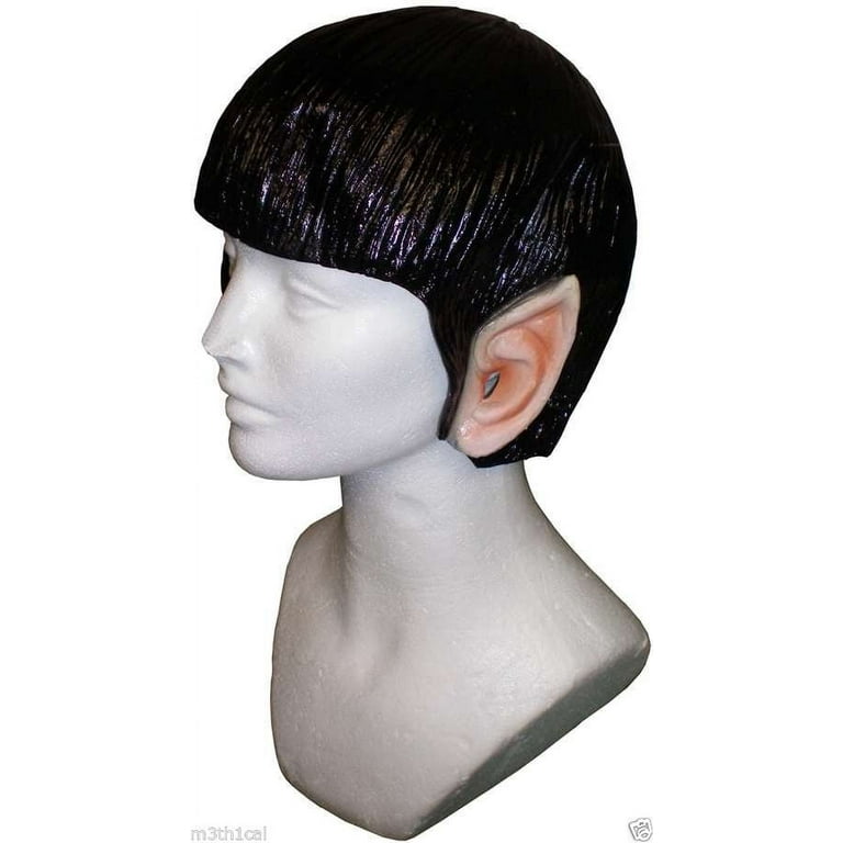 Star Trek Mens Spock Wig W Ears Halloween Costume Accessory