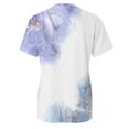 thumbnail image 4 of WILLBEST Compression Shirt Womens Spring Summer Colorful Printed Short Sleeve O Neck T Shirt Top, 4 of 4
