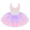 thumbnail image 2 of Alvivi Kids Girls Sequins Ballet Dance Tutu Dress Ballerina Leotard Performance Costume Pink 12, 2 of 7