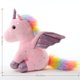 thumbnail image 2 of Unicornio cosido con forma de animal de peluche, 20 cm, con colores del arcoíris, 2 of 6