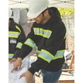 thumbnail image 2 of Kishigo EV Series® Enhanced Visibility Full-Zip Hooded Sweatshirt, 2 of 3