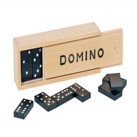 Domino in Wooden Box Game (28 Piece)