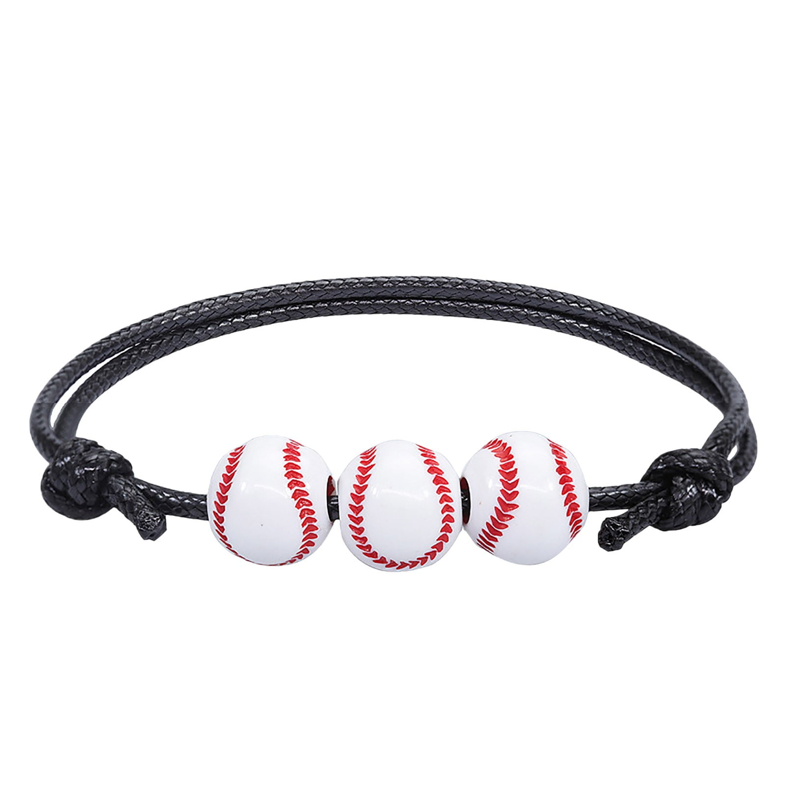 mnjin soccer charm bracelets soccer party favors black red white brown