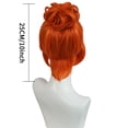 thumbnail image 3 of Peluca para cosplay Lucys, disfraz de anime para fiesta de Halloween, 25 cm, 3 of 3