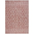 thumbnail image 2 of SAFAVIEH Courtyard Anson Geometric Indoor/Outdoor Area Rug, Rust/Grey, 8' x 11', 2 of 5