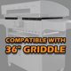 thumbnail image 4 of Wind Screen For Blackstone Griddle Magnetic Wind Guards Griddle Accessories, 4 of 5