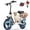 White, variant on INSDRGN Electric Scooter with Seat, 1600W Peak Motor, 48V 16AH Battery, 20MPH, 42Miles Foldable 14" E Scooter for Commuting, Black