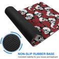 thumbnail image 6 of Long Mouse Pads for Desk,Red Skull Rose Pattern Desk Mats on Top Of Desks, Desk Mouse Pad Extra Large with 3mm Non-Slip Base and Stitched Edge for Gaming,Office,Work,Home 35.4"x15.7", 6 of 6