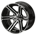 thumbnail image 2 of LSI Yukon 15" Golf Wheels Machined Fusion GTR 215x40-15 Tires E-Z-GO & ClubCar, 2 of 4