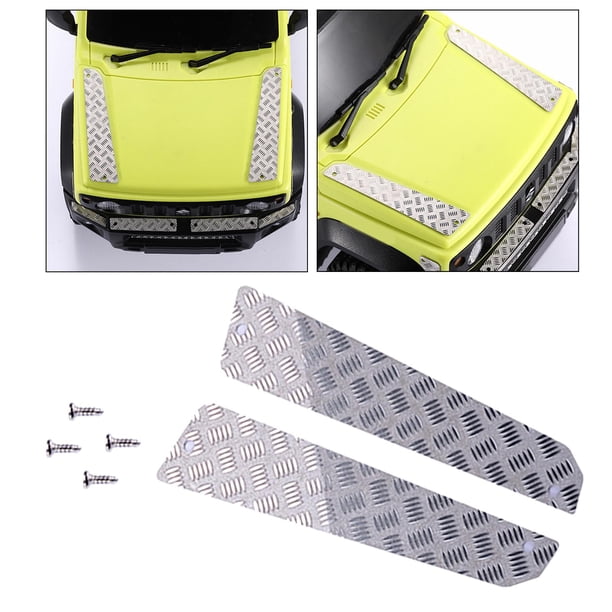 Accesorios de repuesto de piezas de actualización RC adecuados fácil y conveniente de instalar Placa protectora del capó Baoblaze Guardabarros de coche RC