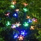 thumbnail image 4 of Paquete de luces solares de flores, luces decorativas LED multicolor, luces solares para jardín al aire libre con luces solares para patio, estanque, lámpara solar de plástico lateral, 4 of 7