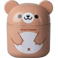 thumbnail image 1 of Small Trash Can Desktop Trash Small Garbage Can Cartoon Shape Plastic Trash Can with Lid, 1 of 8