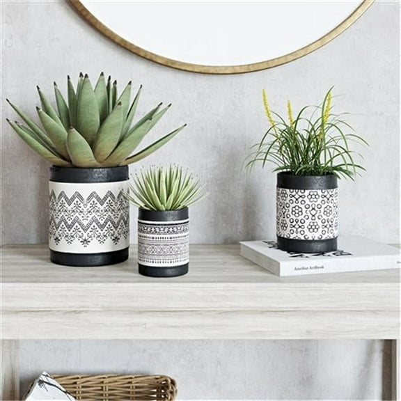 Nikos Ceramic Planters (Set of 3)