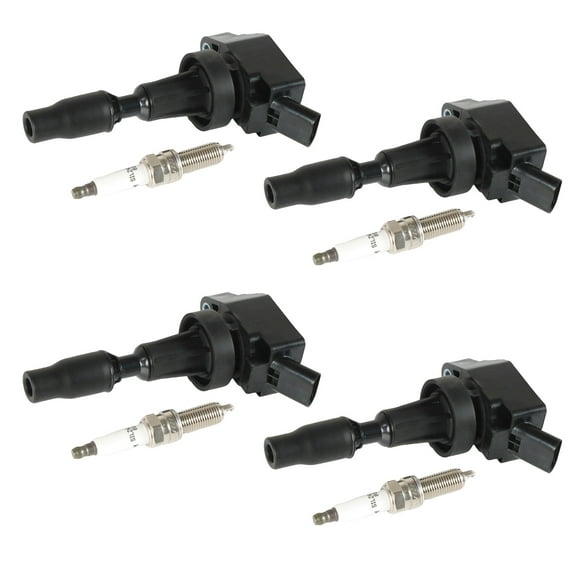 NAVOROGE 4Pcs Ignition Coils 4Pcs Iridium Spark Plug for 2017-2020 Hyundai Elantra L4 1.6L UF817 97080