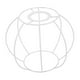thumbnail image 4 of Marco de pantalla de lámpara, marco de pantalla de lámpara, decoración del hogar, accesorio elegante, protector de bombilla, soporte de pantalla,, 4 of 8