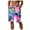 Pink, variant on Mens Summer Digital 3D Pineapple Printed Shorts Elasticated Waisted Beach Pants Mens Swim Trunks Yellow XXL