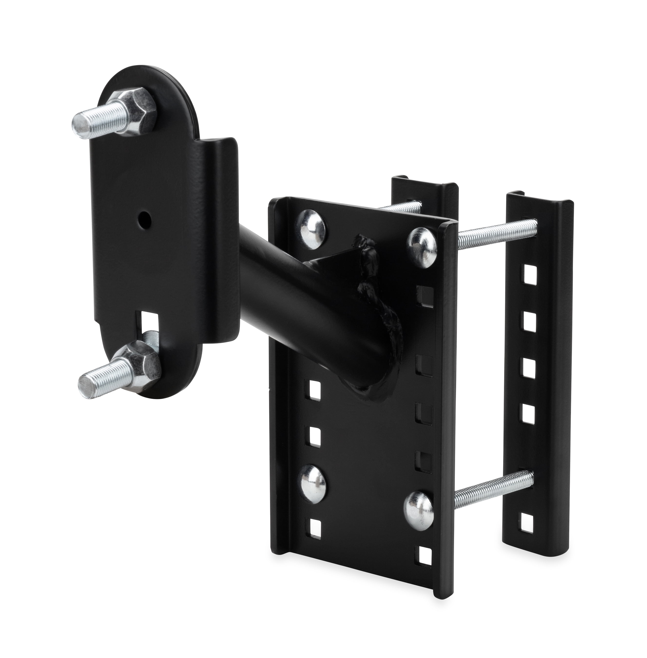 Camco Eaz-Lift Spare Tire Mount | Create an Exterior Spare Tire Location | Powder-Coated Steel Mount, Black and Silver (48474)