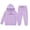 Purple, variant on Toddler Fall Outfits For Girls ,Girls Hoodie and Joggers Set Stylish Winter Outfit Comfy Casual Kids Clothes for Toddler,Black,16