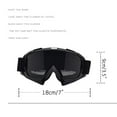 thumbnail image 3 of Gafas de seguridad para motociclistas, antivaho y resistentes al viento, montura ligera y transpirable, accesorios para casco deportivo, para exteriores, protección visual nítida, lentes, 3 of 9