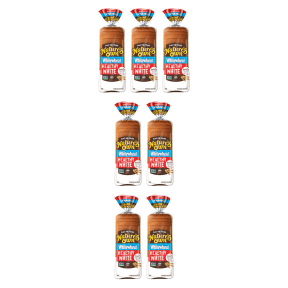 Nature's Own Butterbread Sliced White Bread Loaf, 20 oz-Pack Of 7