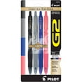 thumbnail image 1 of Pilot G2 Retractable Gel Roller Pens with Comfort Grip, Fine Point, 0.7mm, Assorted Ink Colors, 4 Pack, 1 of 2