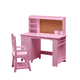 thumbnail image 2 of Para niños wood study escritorio y chair set con estante bulletin board y almacenamiento cabinets para boys y girls aged 3-8, 2 of 6