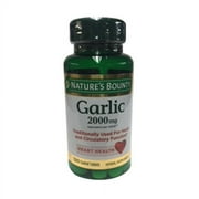 Nature's Bounty Garlic 2000mg Tablets, Heart Health 120 Count - 6 Pack