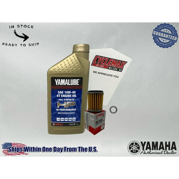 Cyclemax Full Synthetic Oil Change Kit fits 2022-2025 Yamaha YZ250F