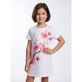 thumbnail image 2 of Kids Everyday Short Sleeve Dress Comfort-Fit Round Neck Sundress for Girls Junior Girls Age 7-13 Pull-On, 2 of 6
