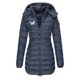 thumbnail image 1 of Parkas de manga larga para mujer, otoño e invierno, chaqueta holgada, mediana y larga, con estampado pequeño, chaqueta de plumón cálida, chaqueta de manga larga, abrigo para mujer, 1 of 2