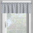 thumbnail image 2 of Ambesonne Dutch Window Valance, Delftware Scales Design, 54" X 18", Indigo and White, 2 of 5