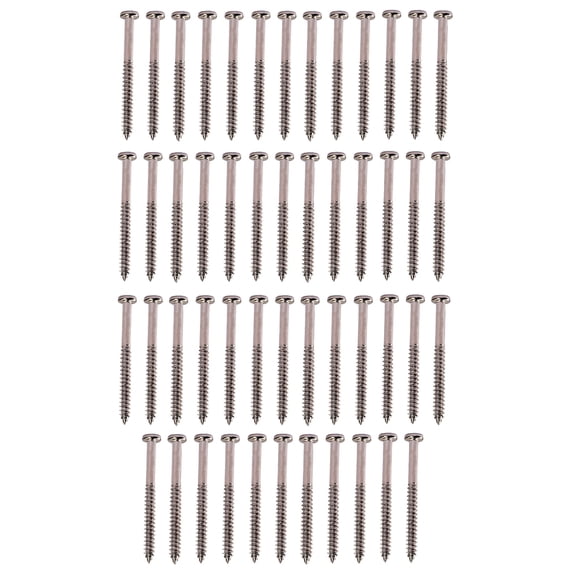 50 Pedazos Tornillo de Montaje Golpeadores Anillos Bass Guitarra Pickup P90 Sunnimix Tornillos de montaje de la pastilla de la guitarra