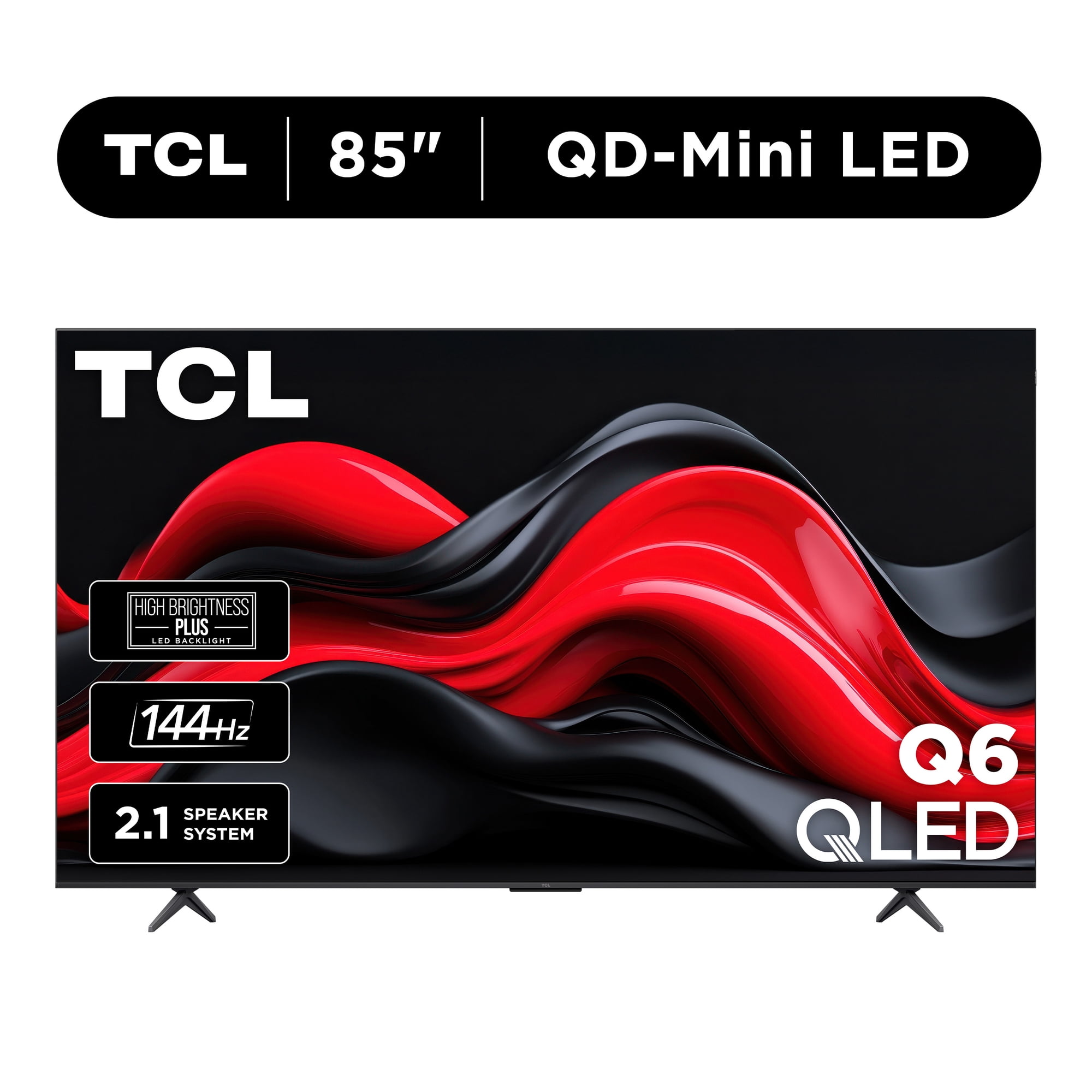 TCL 85â€ Class Q6 4K UHD HDR QLED Smart TV with Google TV (2024)